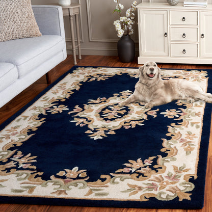 Tapis traditionnel en laine Aubusson Hale fait main SAFAVIEH.