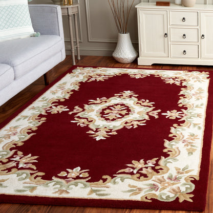Tapis traditionnel en laine Aubusson Hale fait main SAFAVIEH.