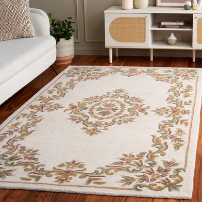 Tapis traditionnel en laine Aubusson Hale fait main SAFAVIEH.