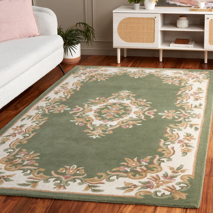 Tapis traditionnel en laine Aubusson Hale fait main SAFAVIEH.