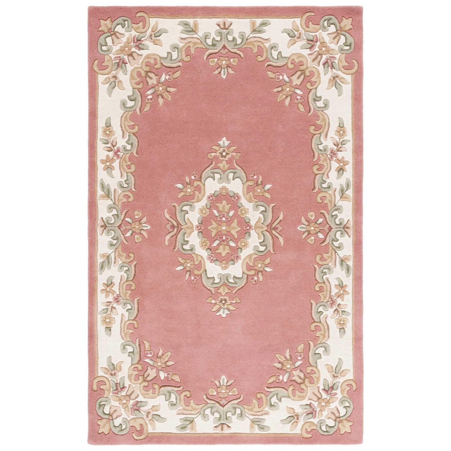 Tapis traditionnel en laine Aubusson Hale fait main SAFAVIEH.
