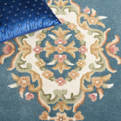 Tapis traditionnel en laine Aubusson Hale fait main SAFAVIEH.