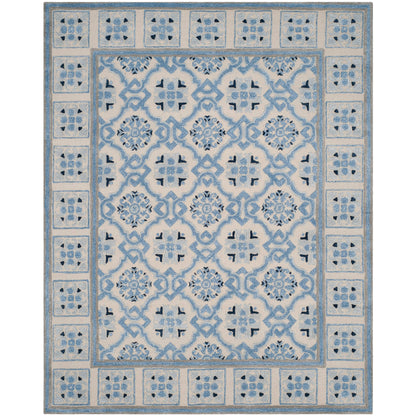 Tapis en laine floral moderne fait main Bella Rodica de SAFAVIEH