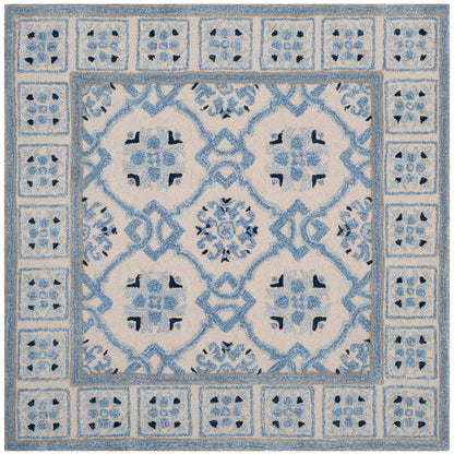 Tapis en laine floral moderne fait main Bella Rodica de SAFAVIEH