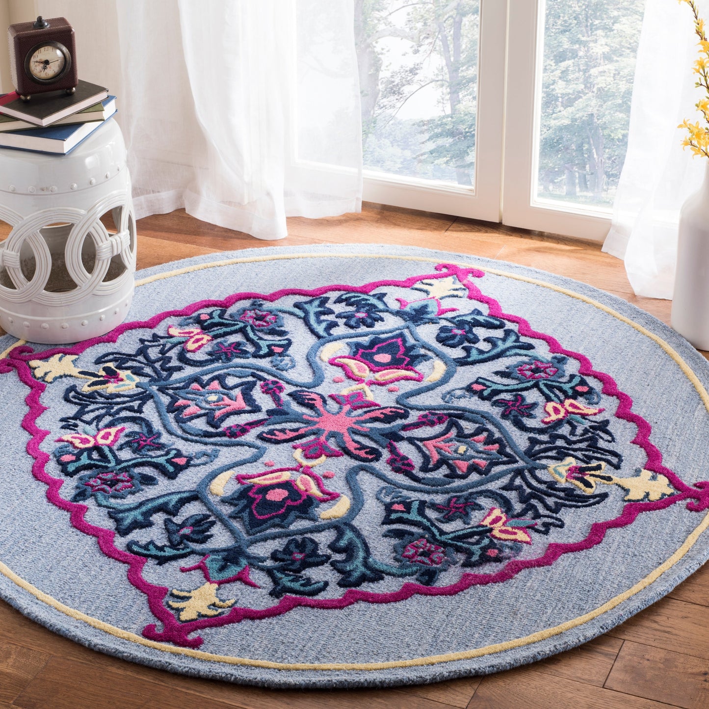 Tapis en laine SAFAVIEH fait main Bellagio Cailin Medallion