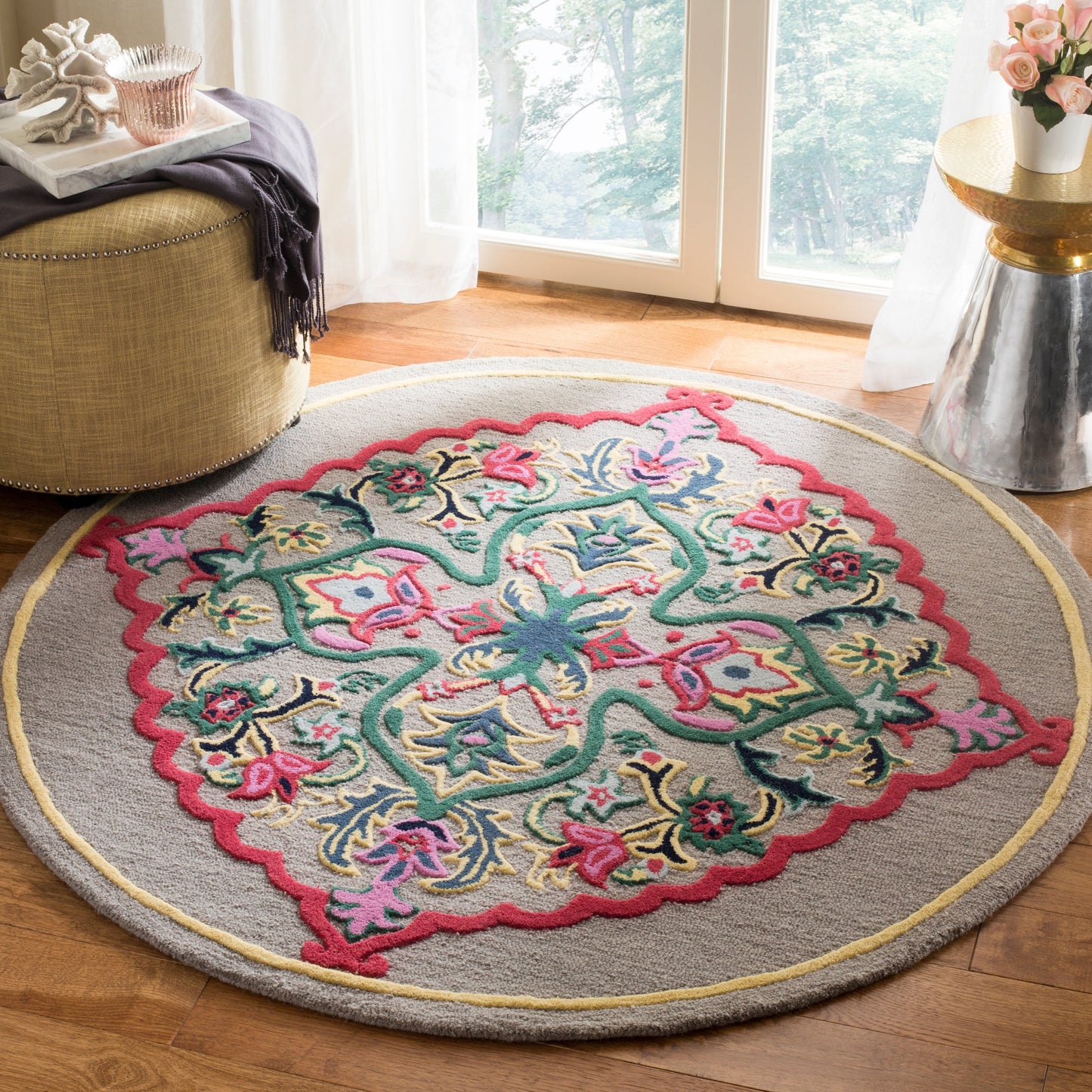 Tapis en laine SAFAVIEH fait main Bellagio Cailin Medallion