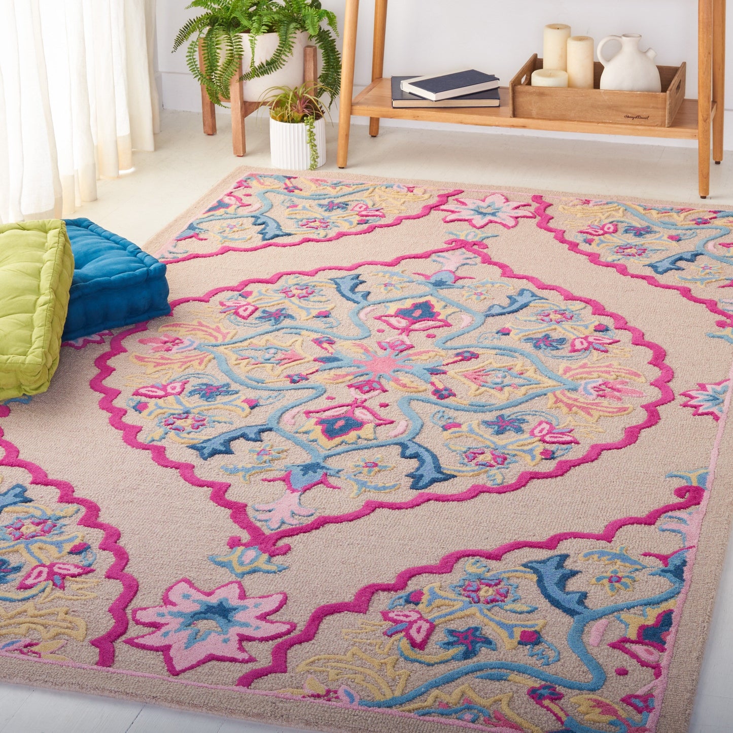 Tapis en laine SAFAVIEH fait main Bellagio Cailin Medallion