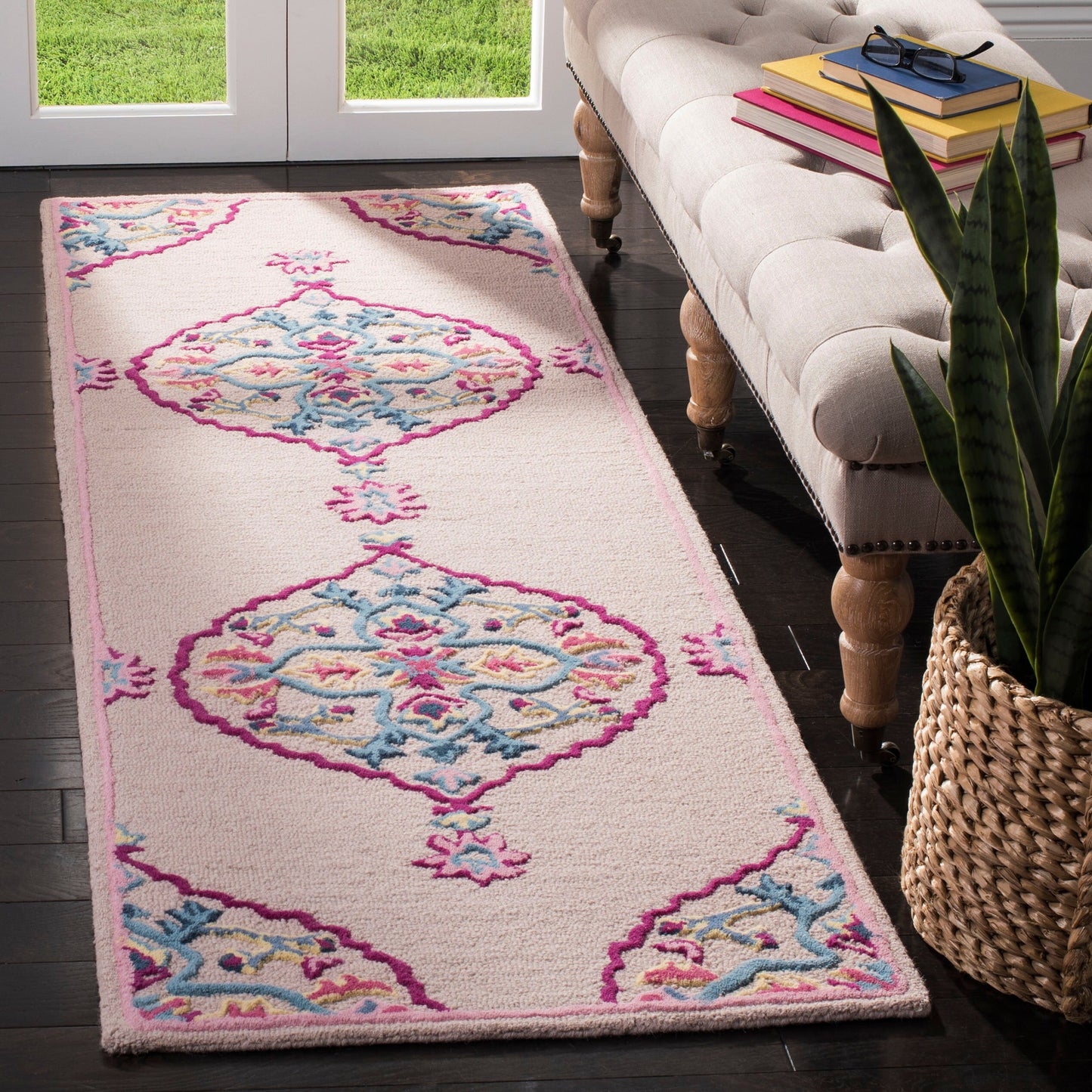 Tapis en laine SAFAVIEH fait main Bellagio Cailin Medallion