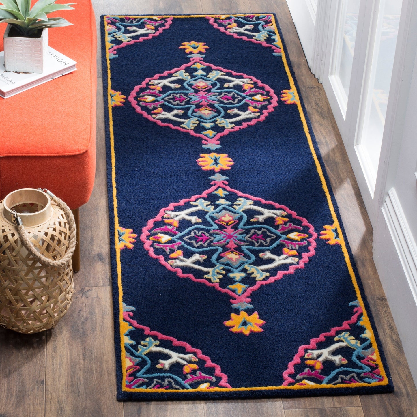Tapis en laine SAFAVIEH fait main Bellagio Cailin Medallion