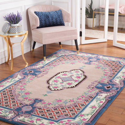 Tapis médaillon oriental en laine fait main Bellagio Tatevik de SAFAVIEH