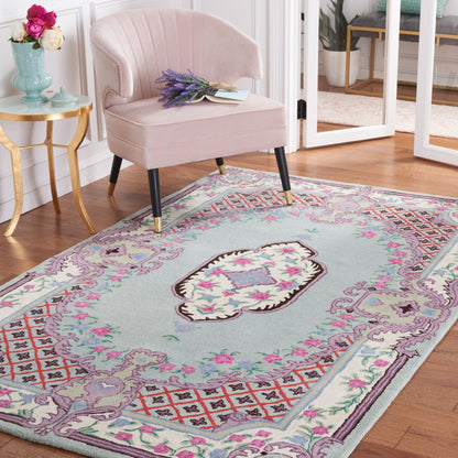 Tapis médaillon oriental en laine fait main Bellagio Tatevik de SAFAVIEH