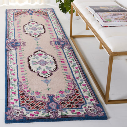 Tapis médaillon oriental en laine fait main Bellagio Tatevik de SAFAVIEH
