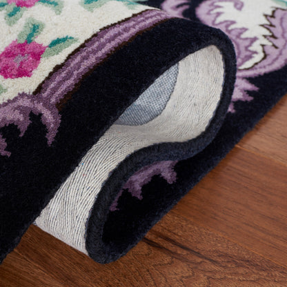 Tapis médaillon oriental en laine fait main Bellagio Tatevik de SAFAVIEH