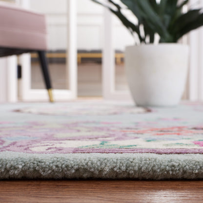 Tapis médaillon oriental en laine fait main Bellagio Tatevik de SAFAVIEH