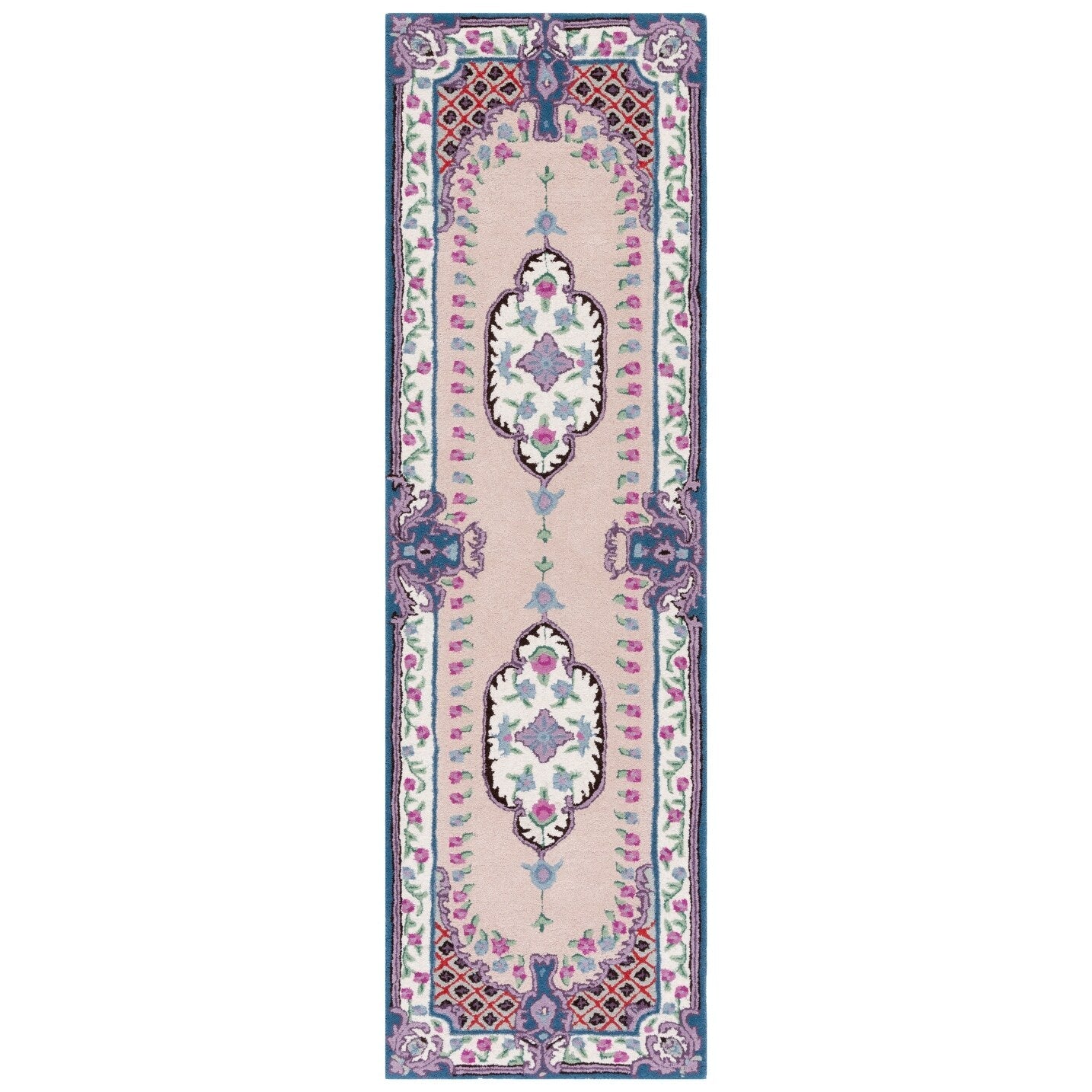 Tapis médaillon oriental en laine fait main Bellagio Tatevik de SAFAVIEH