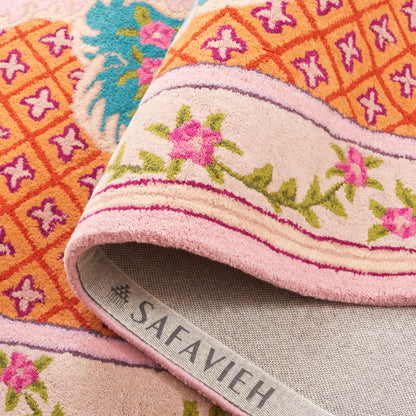 Tapis médaillon oriental en laine fait main Bellagio Tatevik de SAFAVIEH