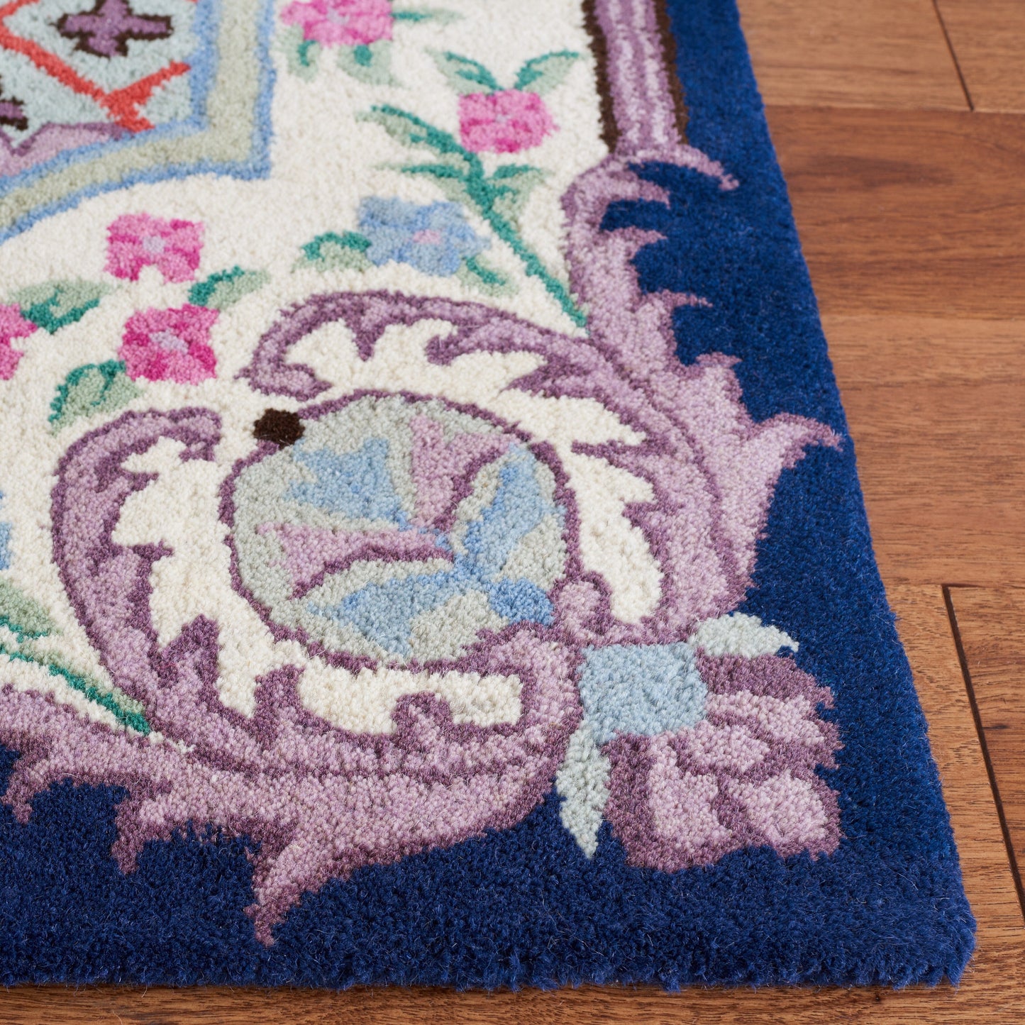 Tapis médaillon oriental en laine fait main Bellagio Tatevik de SAFAVIEH