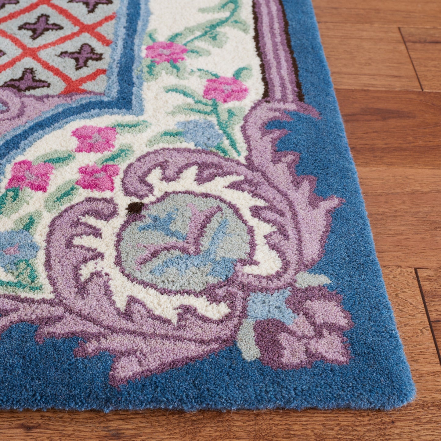 Tapis médaillon oriental en laine fait main Bellagio Tatevik de SAFAVIEH