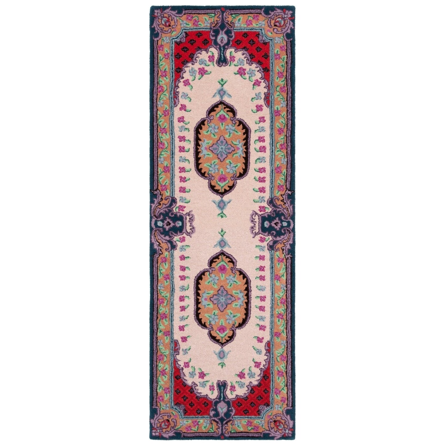 Tapis médaillon oriental en laine fait main Bellagio Tatevik de SAFAVIEH