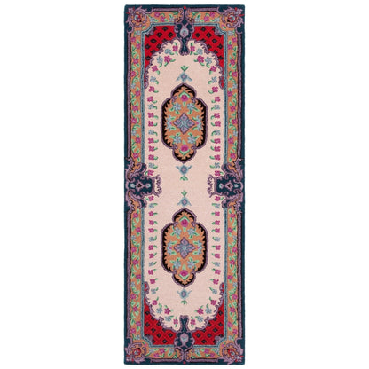 Tapis médaillon oriental en laine fait main Bellagio Tatevik de SAFAVIEH