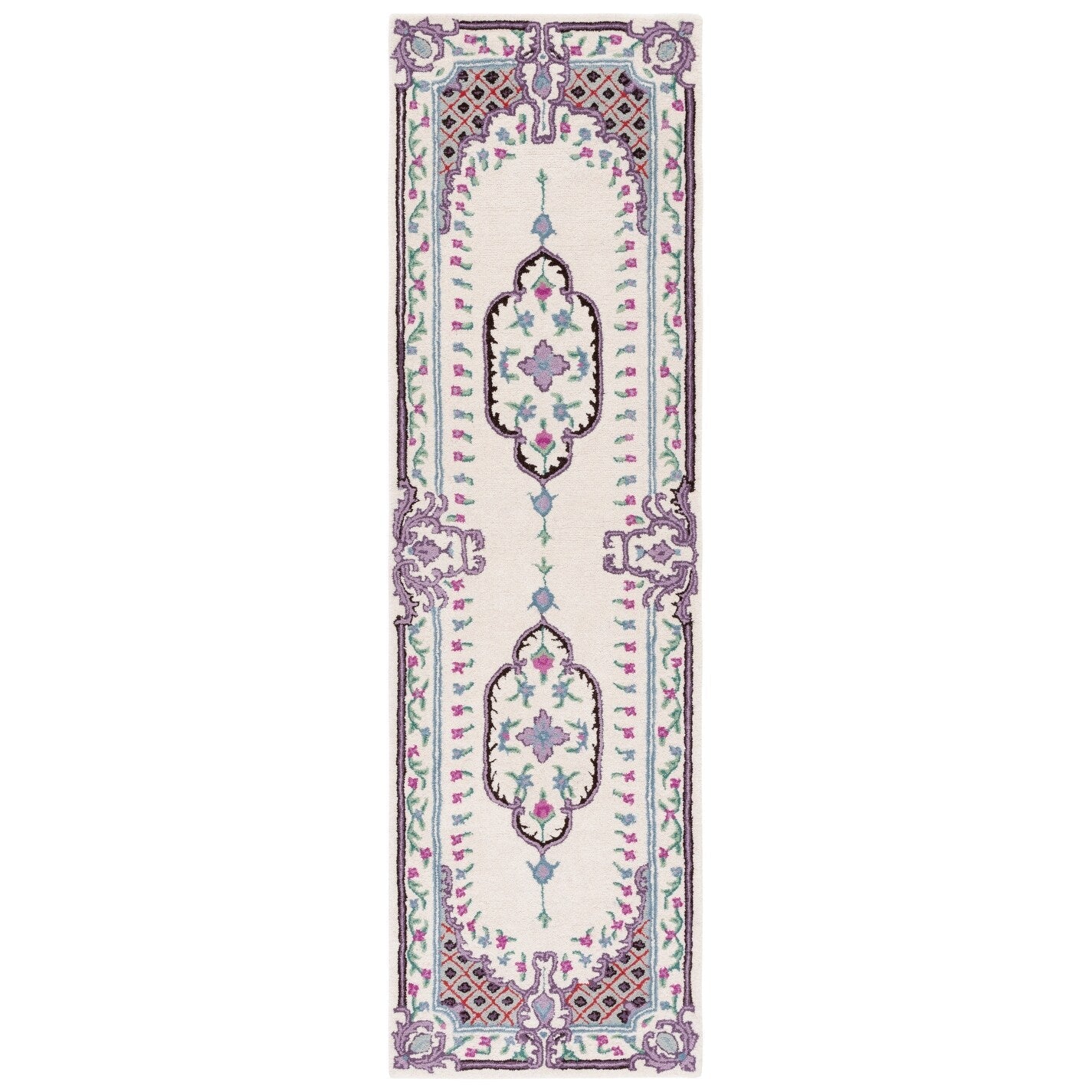 Tapis médaillon oriental en laine fait main Bellagio Tatevik de SAFAVIEH