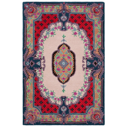 Tapis médaillon oriental en laine fait main Bellagio Tatevik de SAFAVIEH