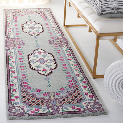 Tapis médaillon oriental en laine fait main Bellagio Tatevik de SAFAVIEH