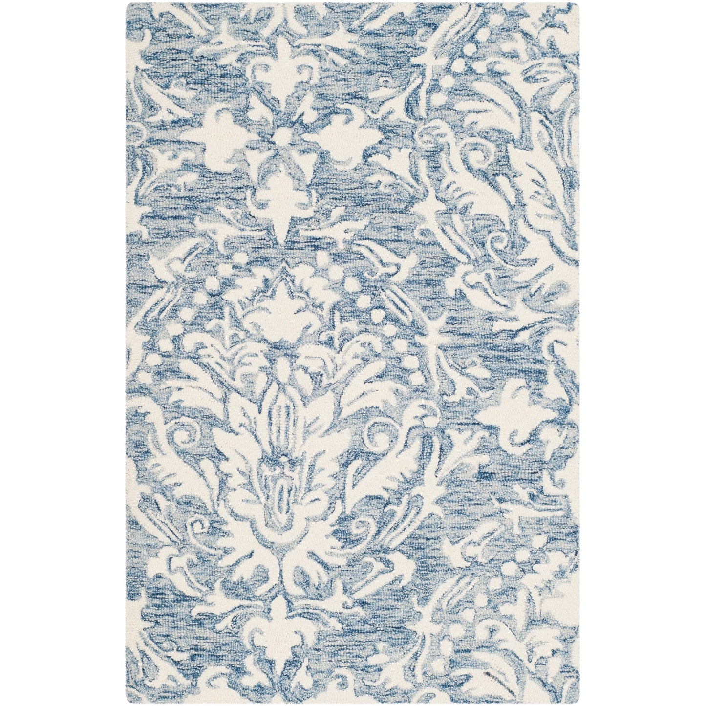 Tapis moderne en laine florale fait main SAFAVIEH Blossom Ambroisine