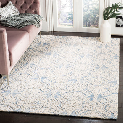 Tapis en laine moderne à motif floral SAFAVIEH fait main Blossom Cateluta