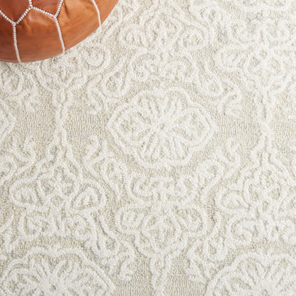 Tapis en laine moderne à motif floral SAFAVIEH fait main Blossom Cateluta