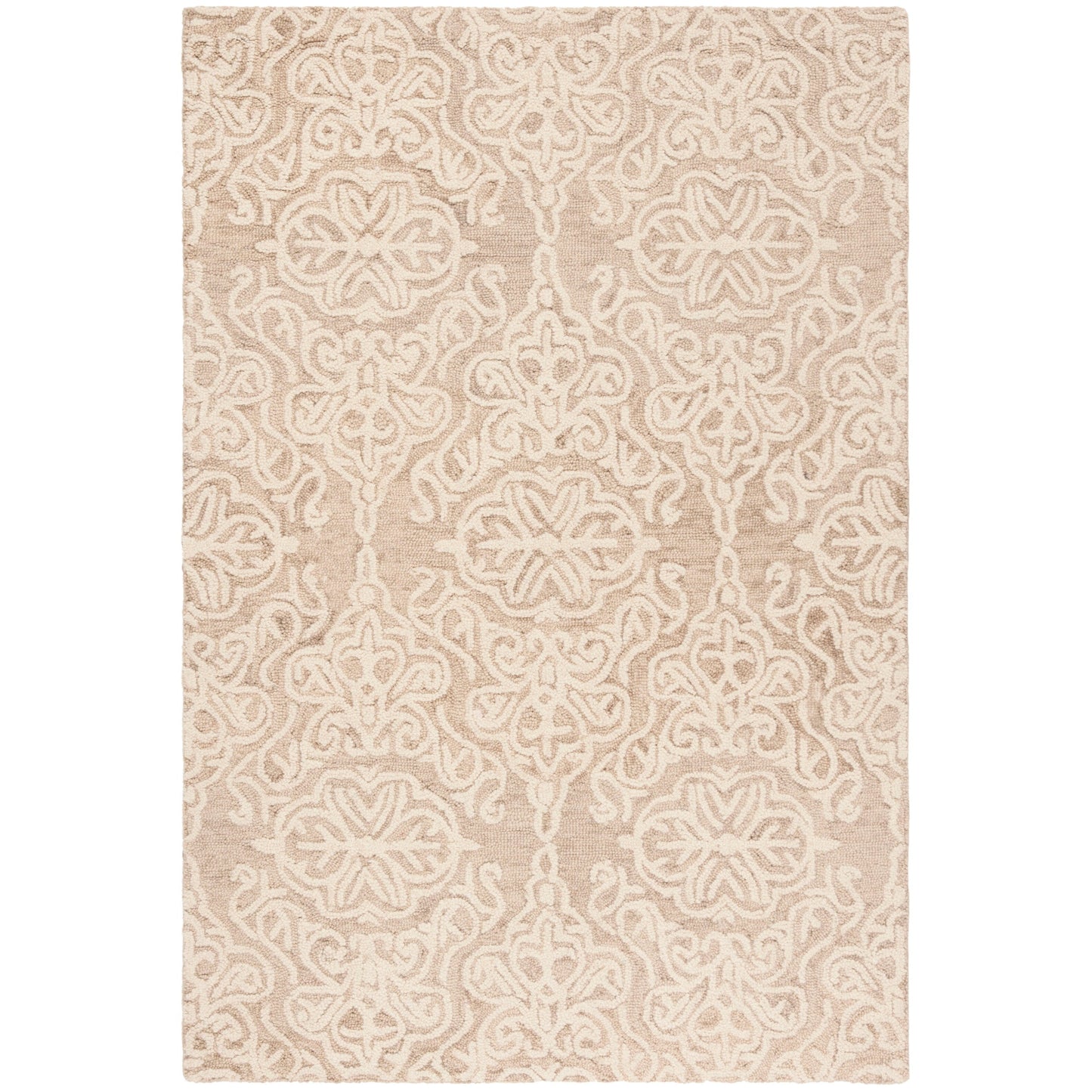 Tapis en laine moderne à motif floral SAFAVIEH fait main Blossom Cateluta
