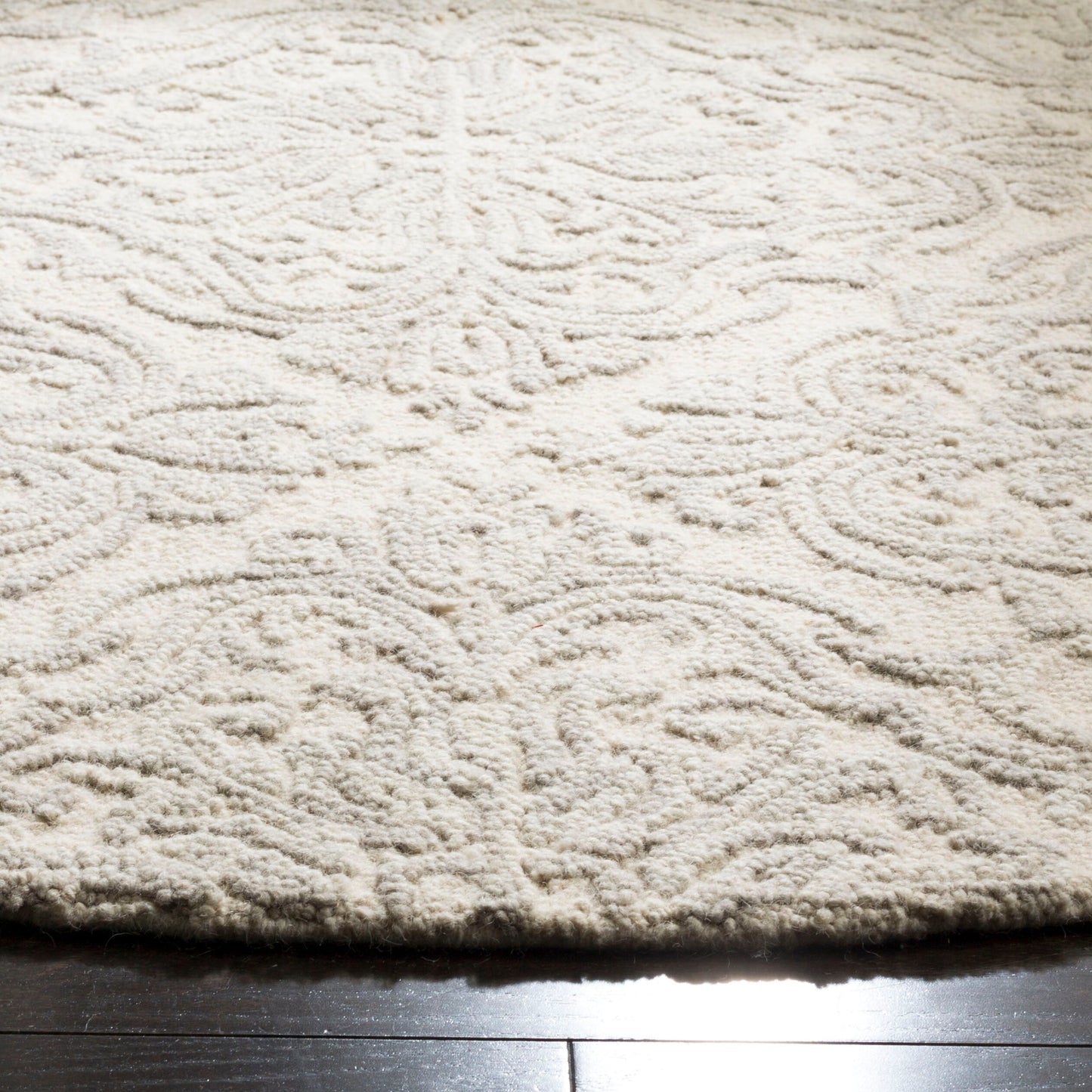 Tapis moderne en laine florale SAFAVIEH fait main Blossom Gertrida