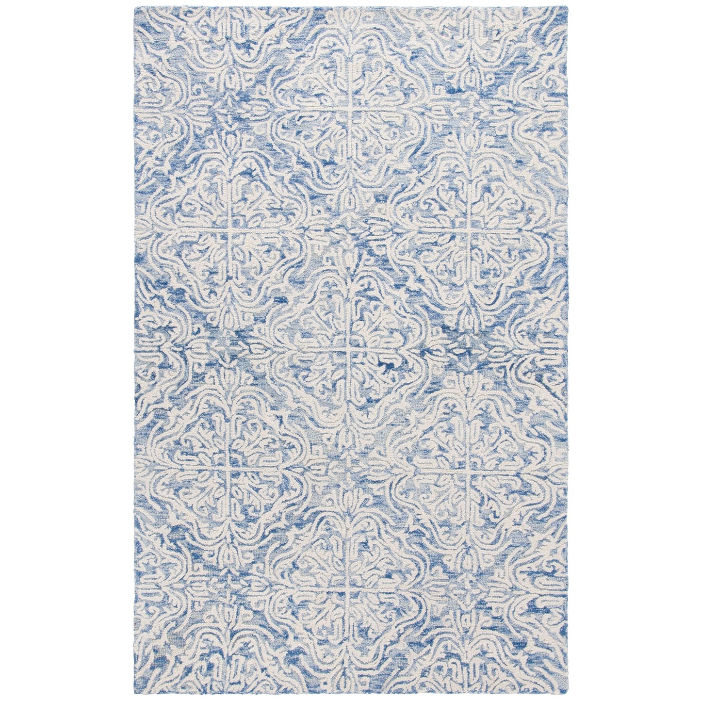 Tapis moderne en laine florale SAFAVIEH fait main Blossom Gertrida