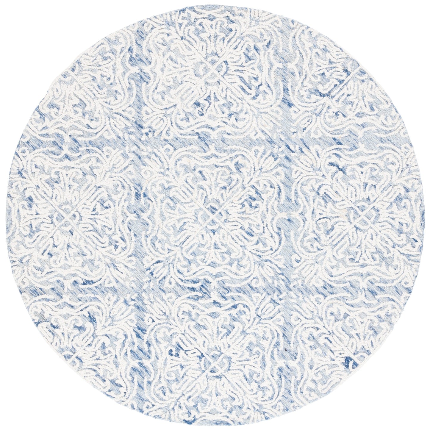 Tapis moderne en laine florale SAFAVIEH fait main Blossom Gertrida