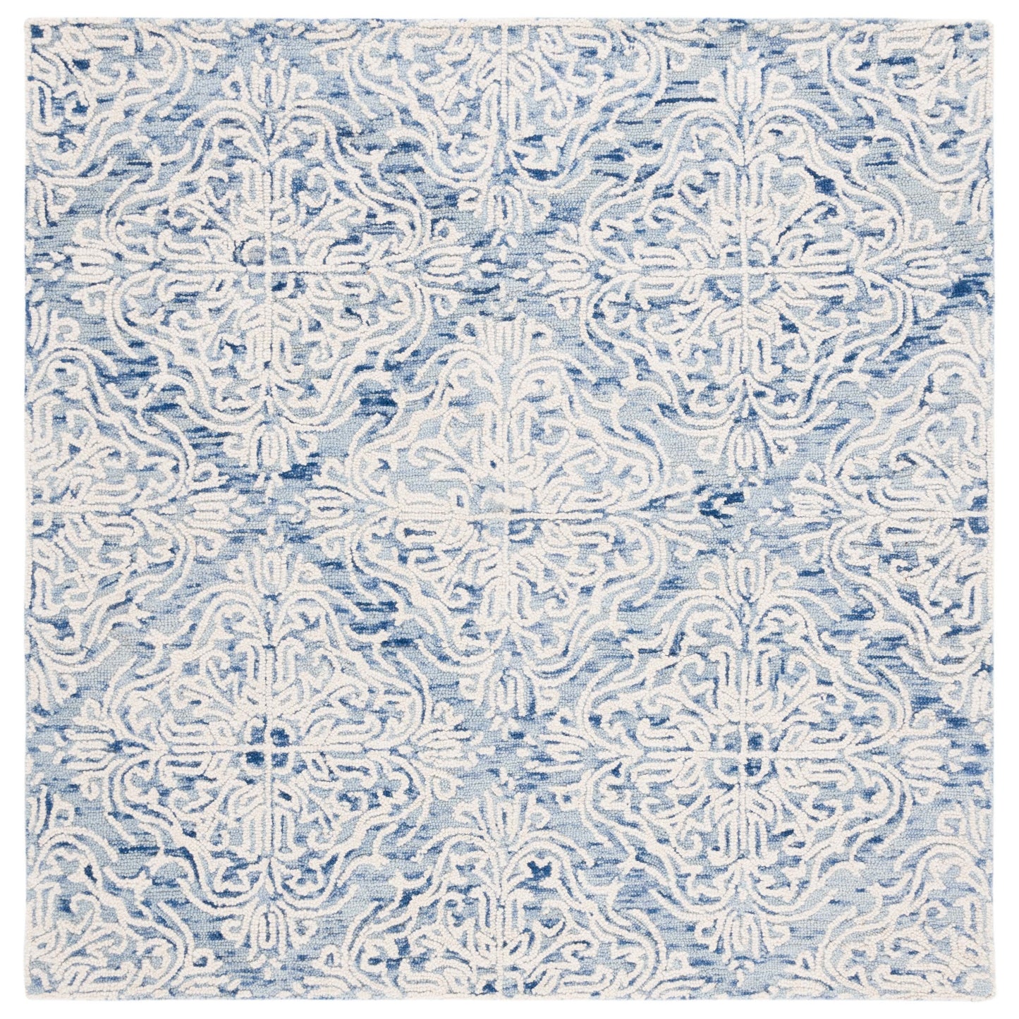 Tapis moderne en laine florale SAFAVIEH fait main Blossom Gertrida