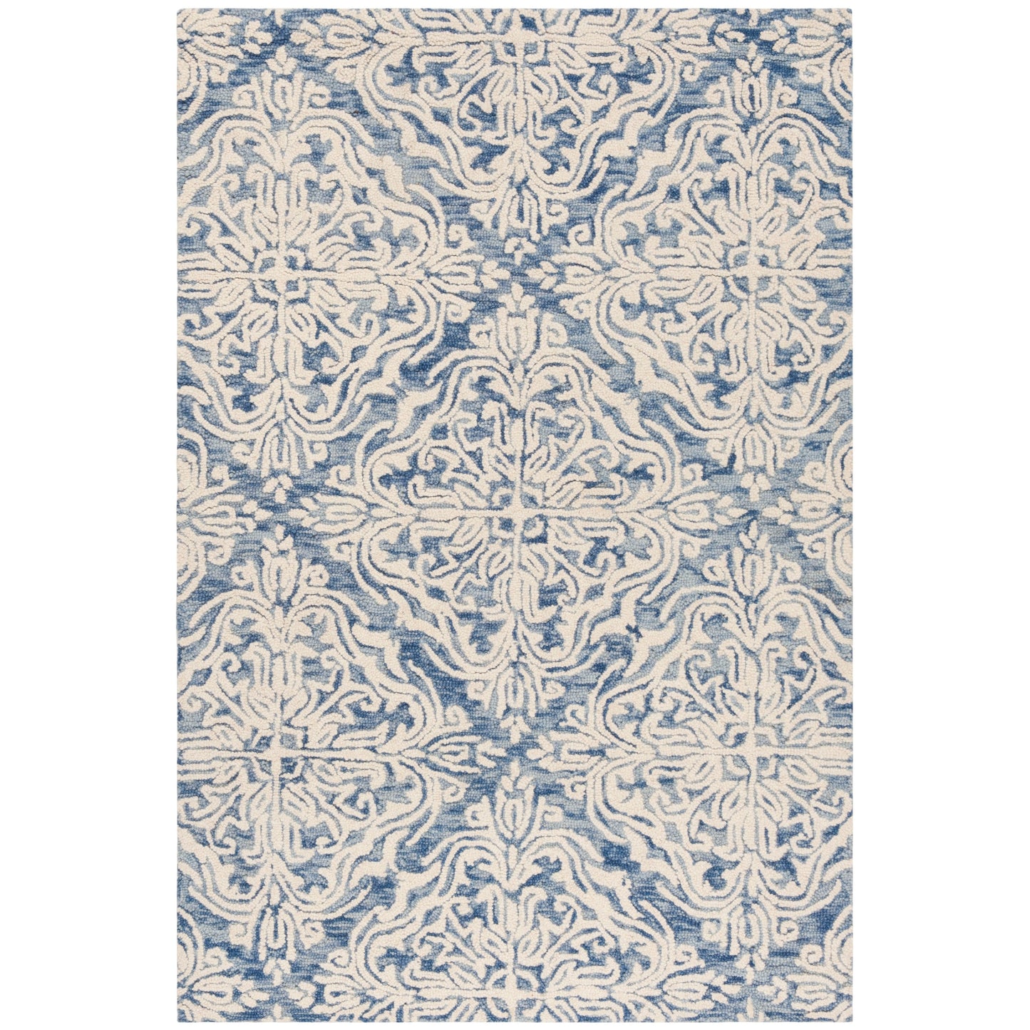 Tapis moderne en laine florale SAFAVIEH fait main Blossom Gertrida