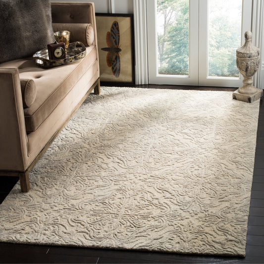 Tapis moderne en laine florale SAFAVIEH fait main Blossom Gertrida