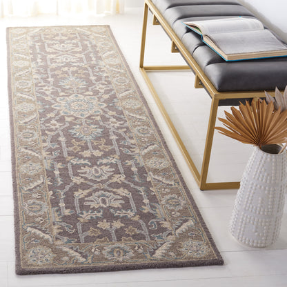 Tapis moderne en laine florale SAFAVIEH fait main Blossom Gulperi