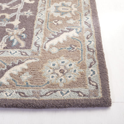 Tapis moderne en laine florale SAFAVIEH fait main Blossom Gulperi