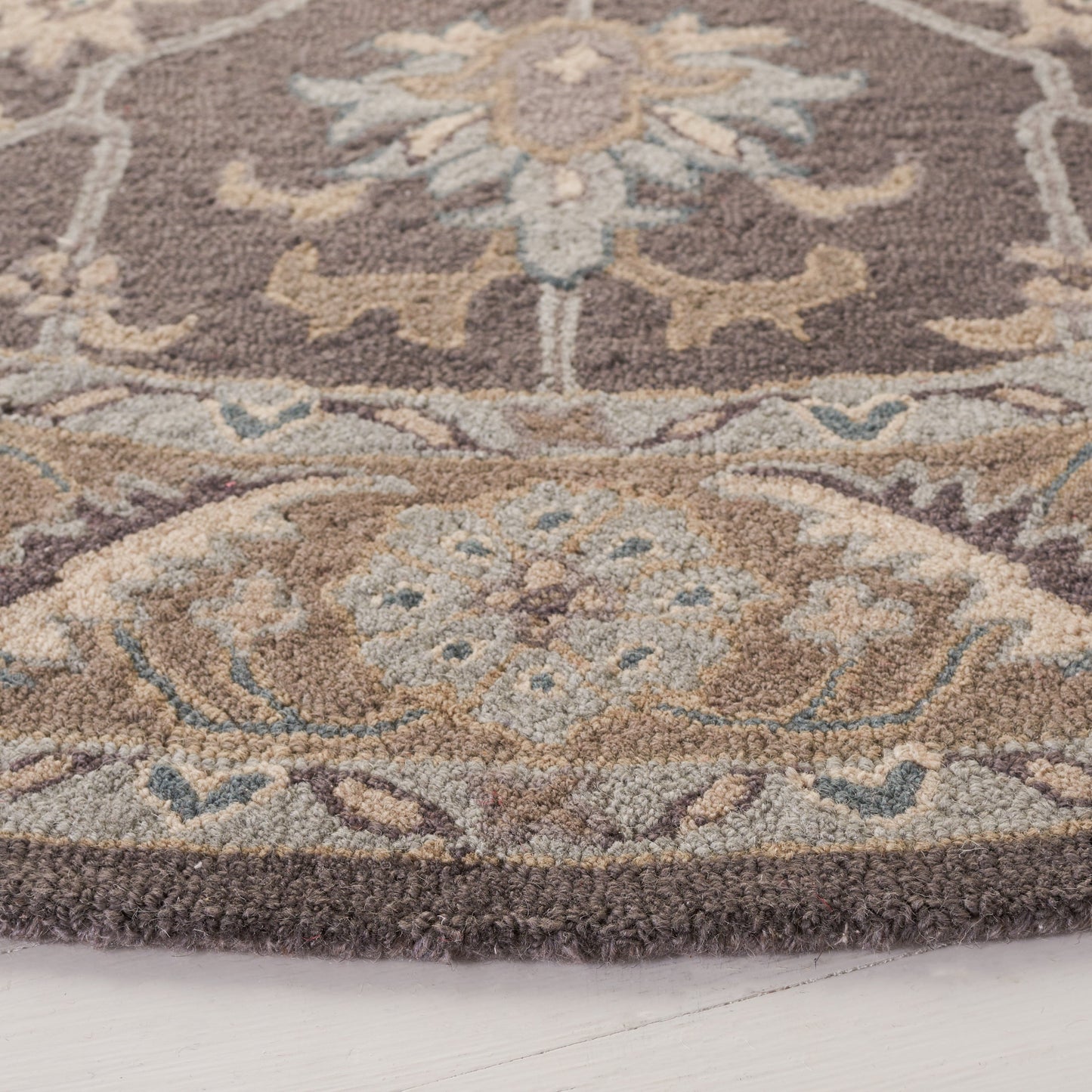 Tapis moderne en laine florale SAFAVIEH fait main Blossom Gulperi