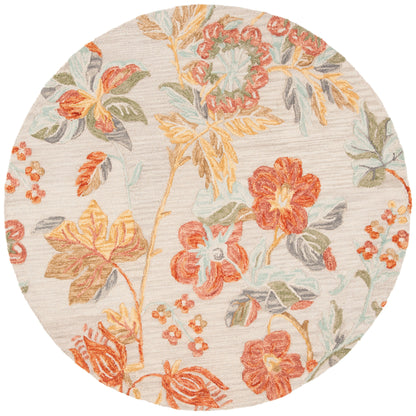 Tapis en laine floral moderne SAFAVIEH fait main Blossom Hysnije