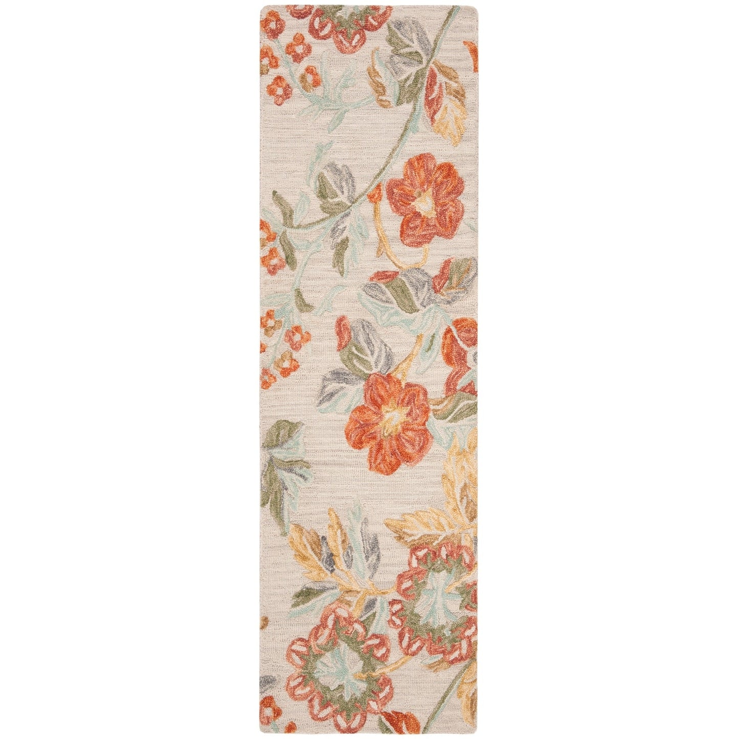 Tapis en laine floral moderne SAFAVIEH fait main Blossom Hysnije