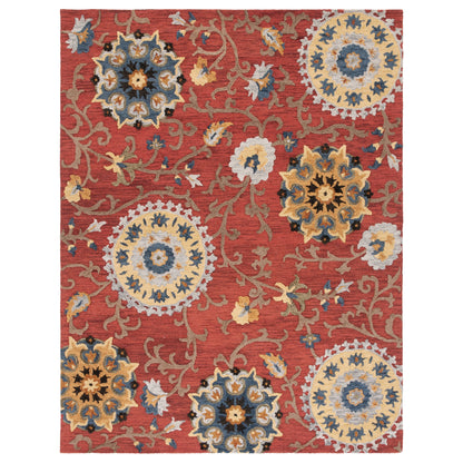 Tapis moderne en laine florale fait main SAFAVIEH Blossom Maaret