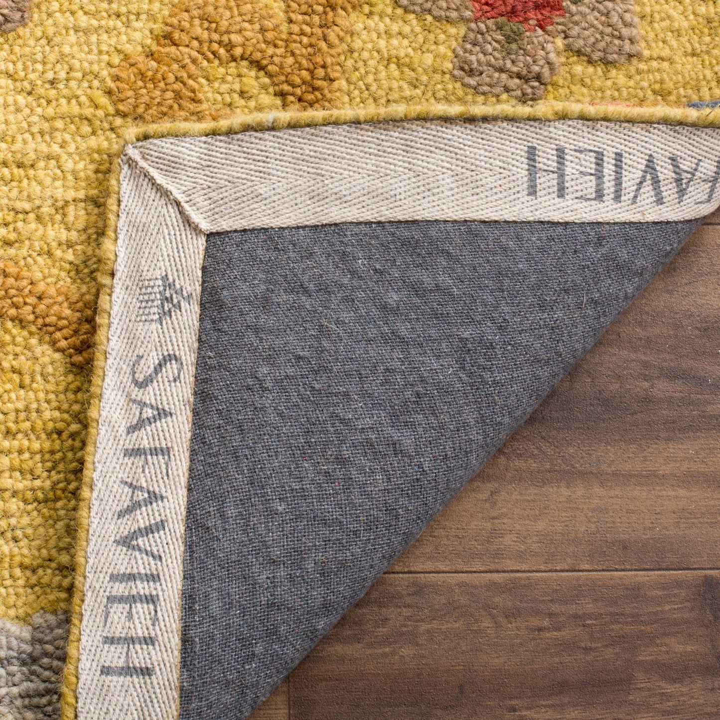 Tapis moderne en laine florale fait main SAFAVIEH Blossom Maaret