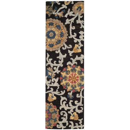 Tapis moderne en laine florale fait main SAFAVIEH Blossom Maaret