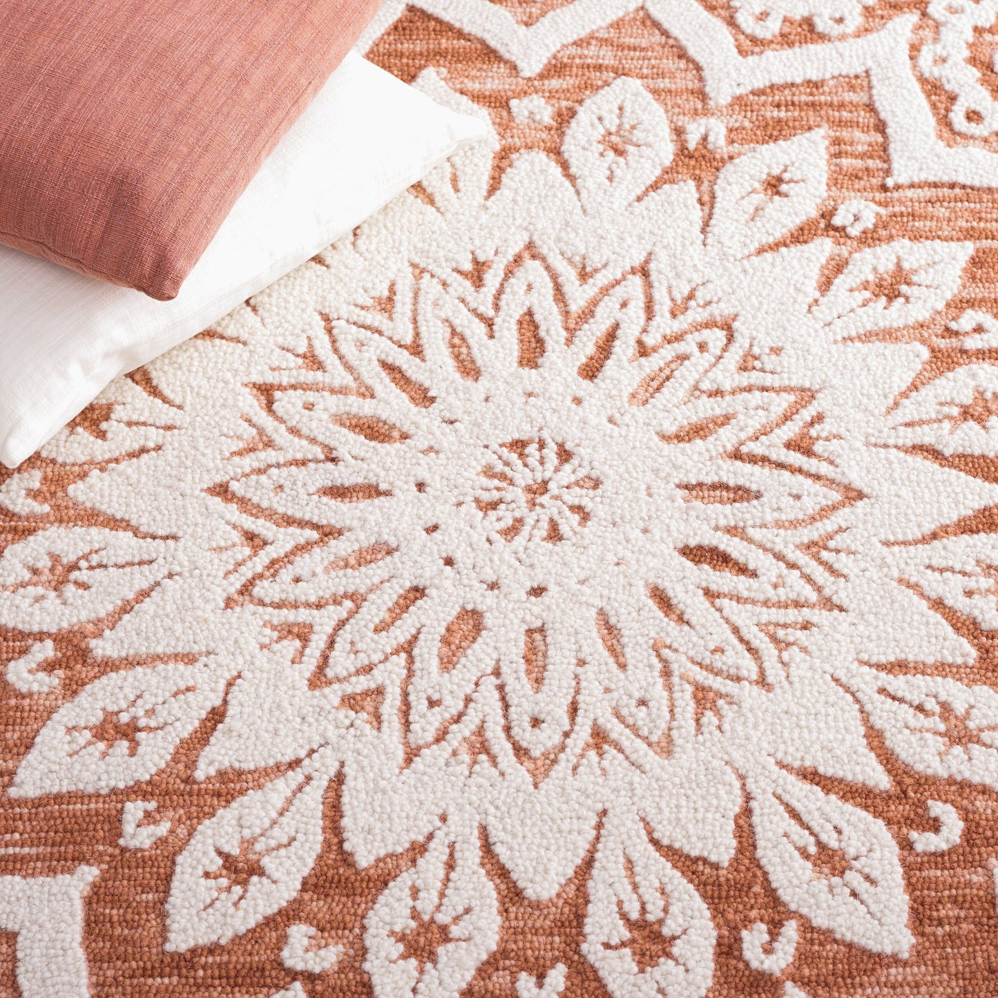 Tapis moderne en laine florale fait main SAFAVIEH Blossom Oriella