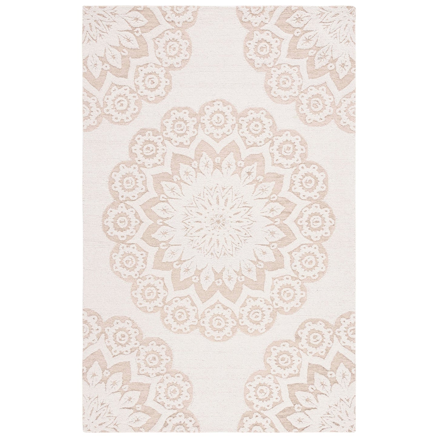 Tapis moderne en laine florale fait main SAFAVIEH Blossom Oriella