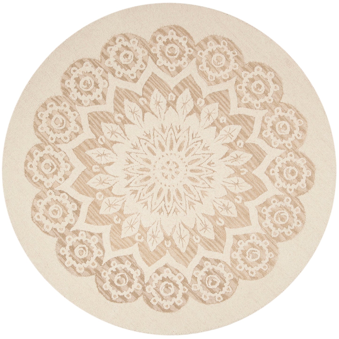 Tapis moderne en laine florale fait main SAFAVIEH Blossom Oriella