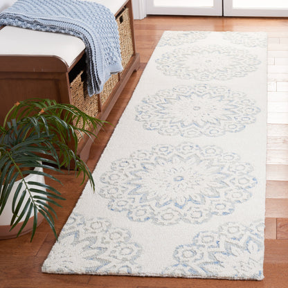 Tapis moderne en laine florale fait main SAFAVIEH Blossom Oriella