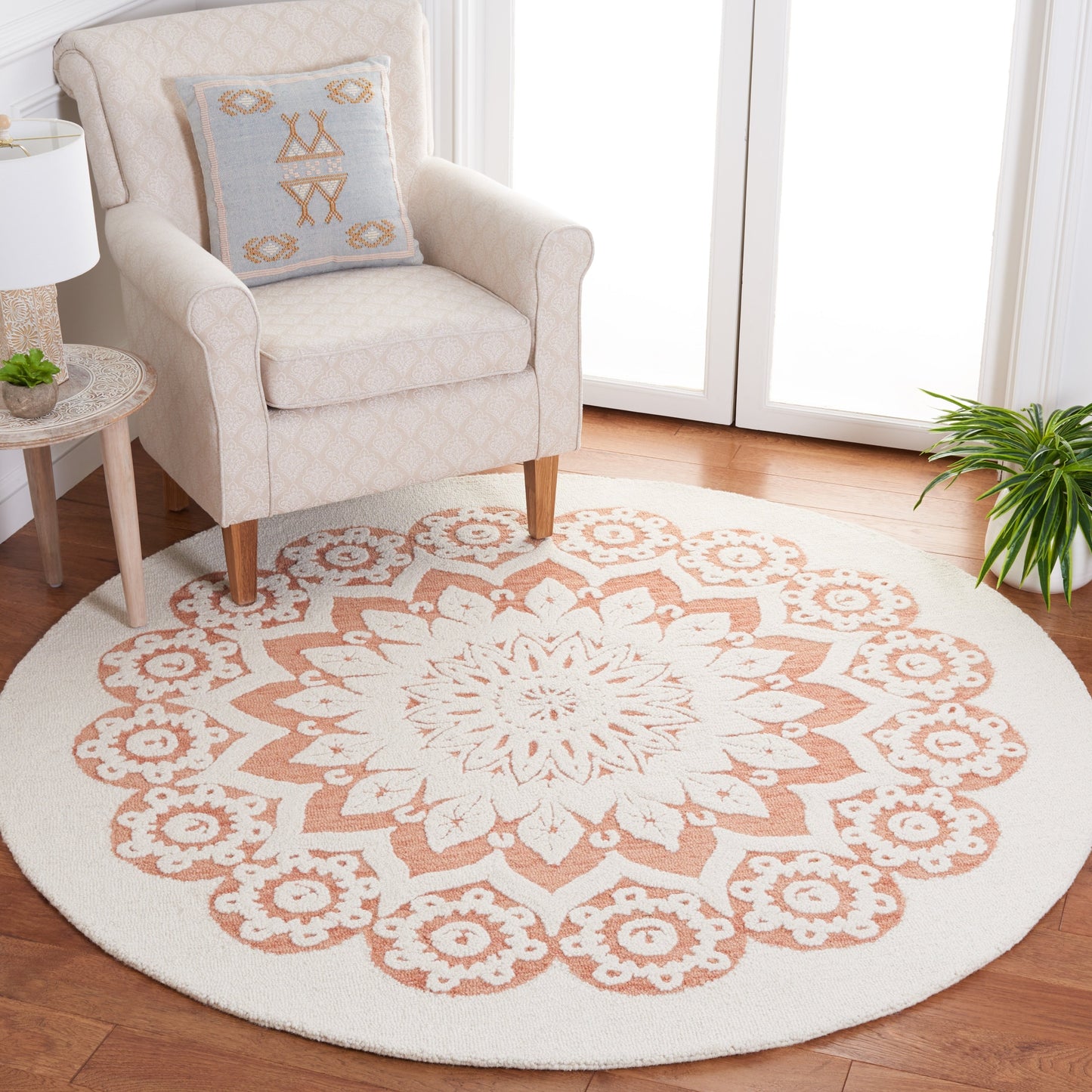 Tapis moderne en laine florale fait main SAFAVIEH Blossom Oriella
